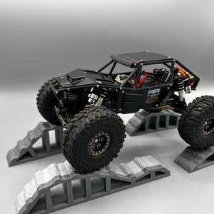 RC 3D Printed Rock Crawler Display - TRX4M & SCX24 Upgrade for 1/18  and 1/24 Scale Traxxas and Axial Fans