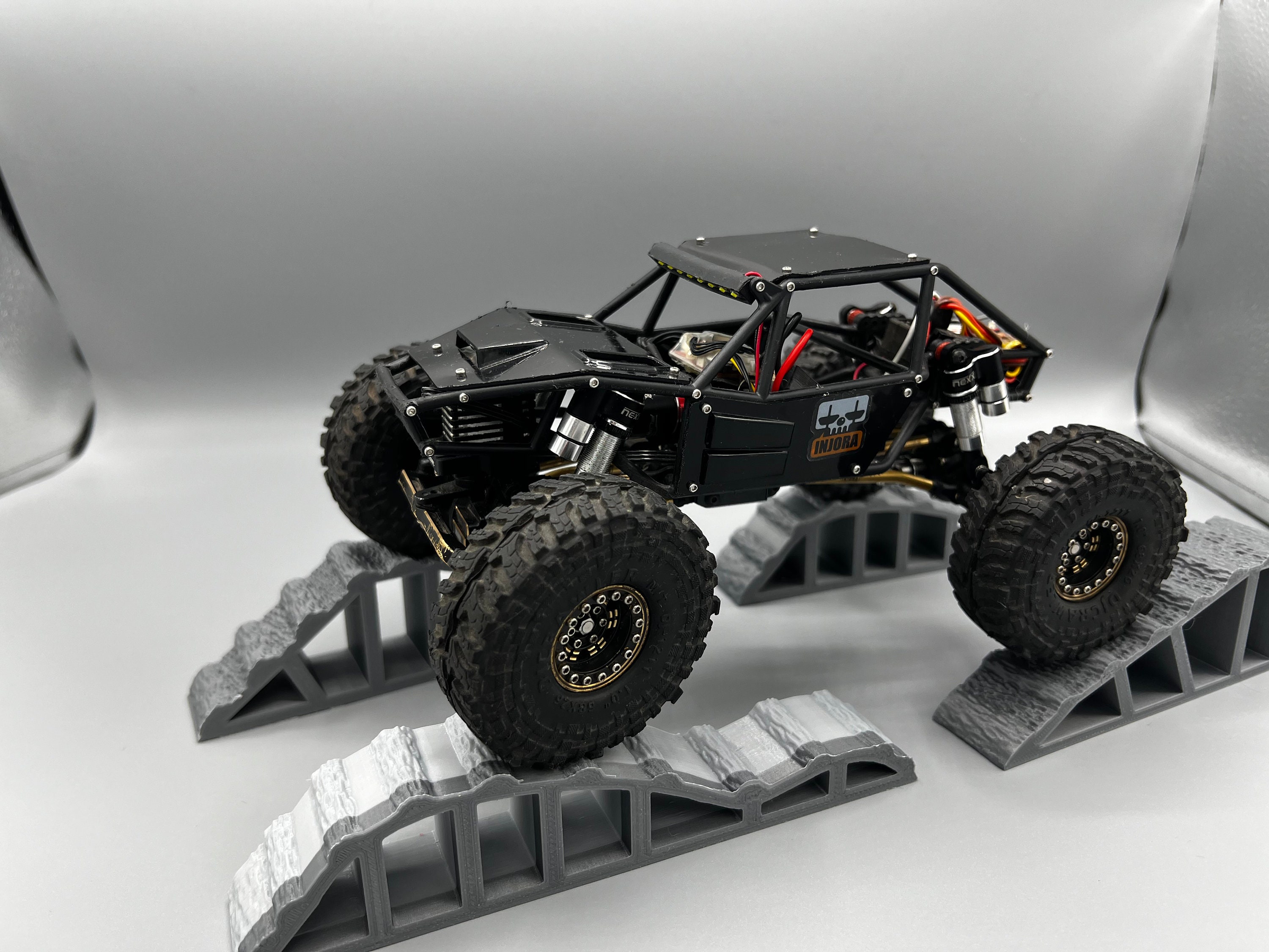 RC 3D Printed Rock Crawler Display - TRX4M & SCX24 Upgrade