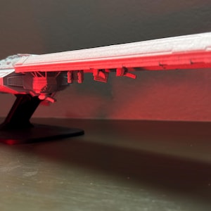 Super Destroyer Model | 3D Printed Space Ship | Super Earth | Gaming Collectible