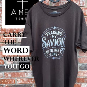 Christian Unisex classic tee Faith Shirt Men and Women Bible Verse Jesus Religious Graphic Church Apparel God