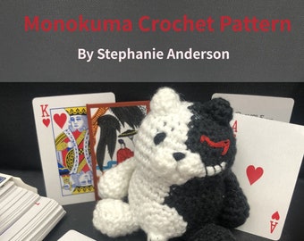 Monokuma Crochet Pattern PDF Download