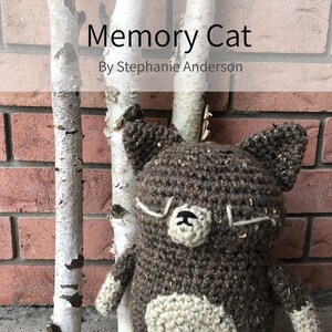 Memory Cat Crochet Pattern PDF Download