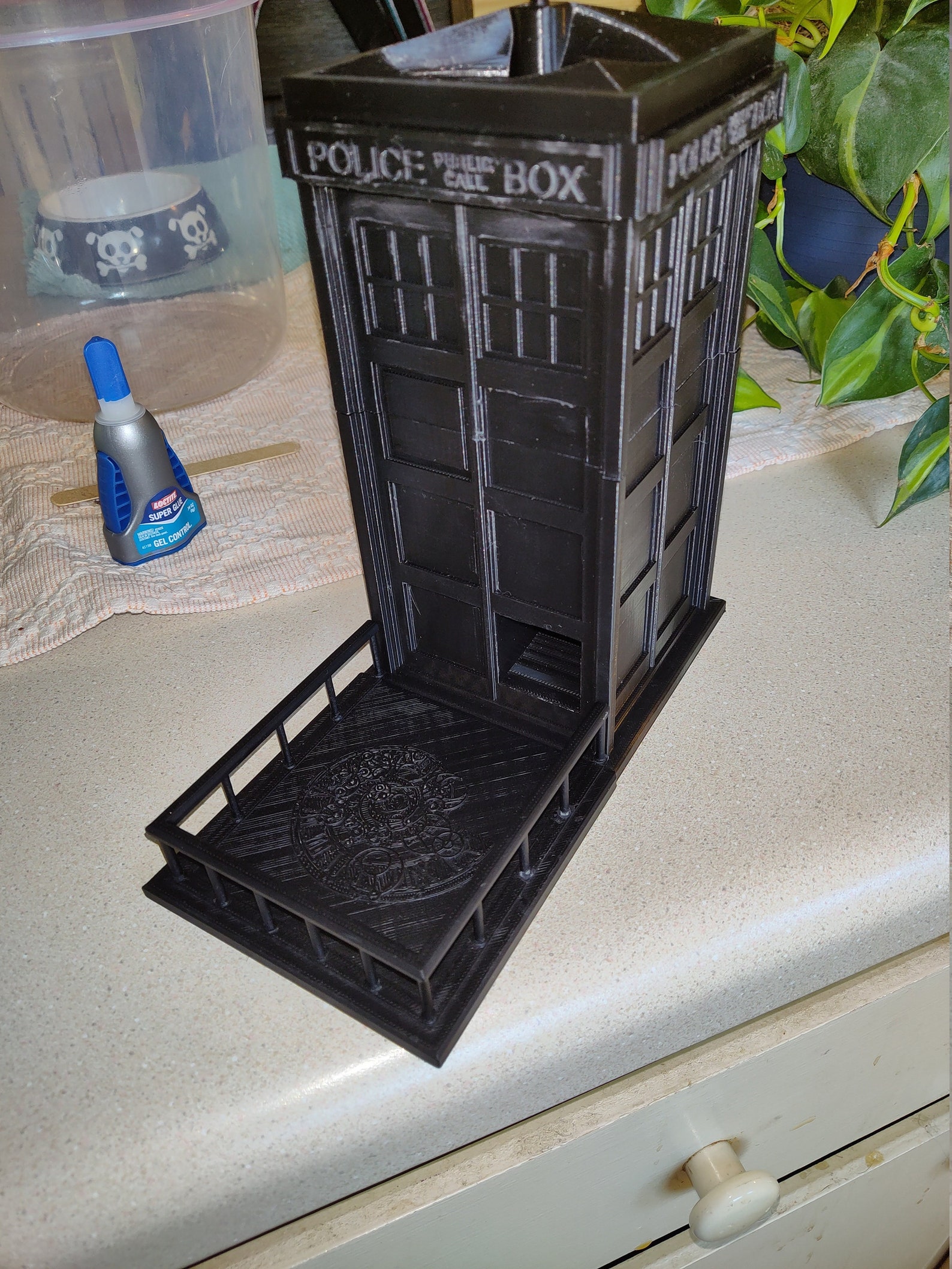 Dr. Who Tardis Dice Tower Etsy