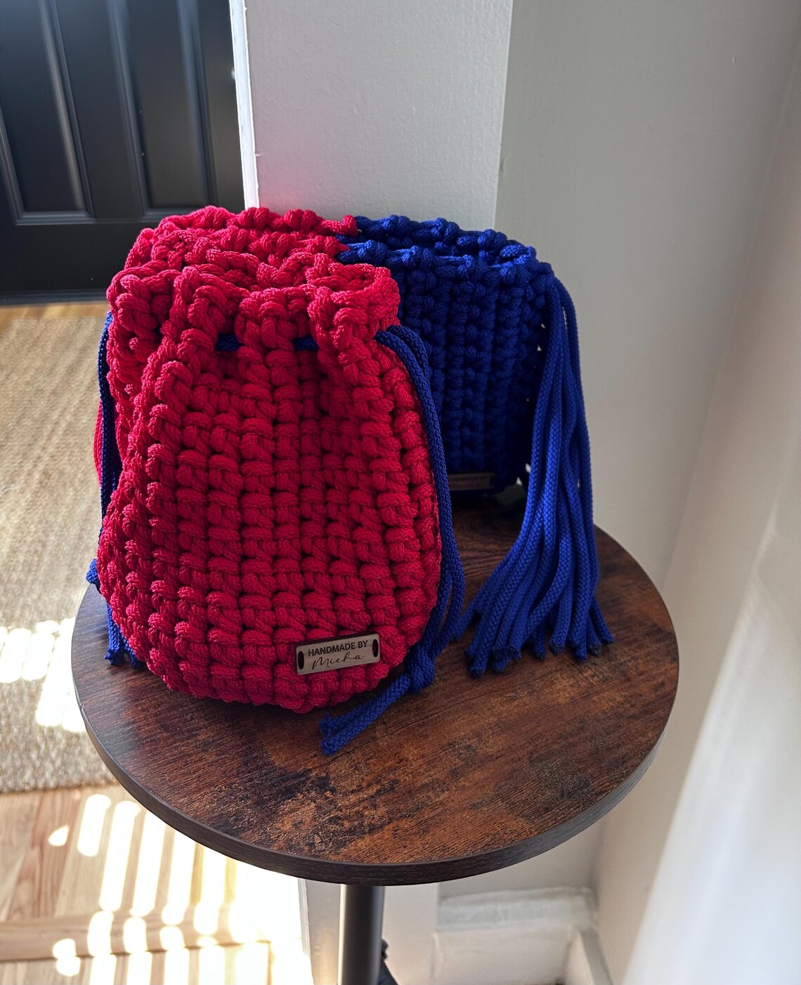 Crochet Bucket Pouch - Etsy