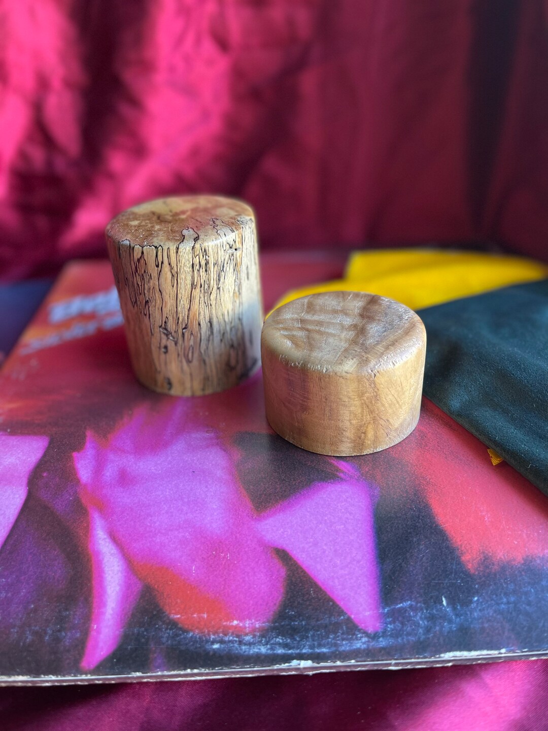 Handmade Hardwood Record Crown. Record Weight, Record Stabilizer, Vinyl