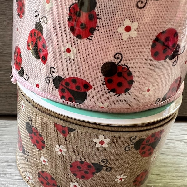 Lady Bug Ribbon - Etsy