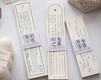 50 pcs, Texture Paper Label, Vintage Paper Ephemera, Memo, Scrapbooking, Crafting, Collage, Junk Journal, Journal Supplies, L17