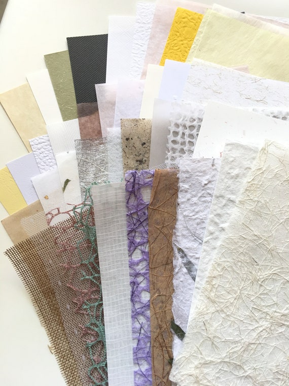 Mulberry Paper Craft Handmade Paper Sheets 100Pcs Vintage Craft