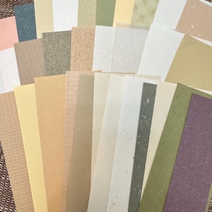 Liquidazione, 30 pezzi, Pacchetto di carta con texture speciale, Set di campioni, Album di ritagli, Collage, Abbellimento, Forniture per diari, Diario spazzatura, Ephemera vintage