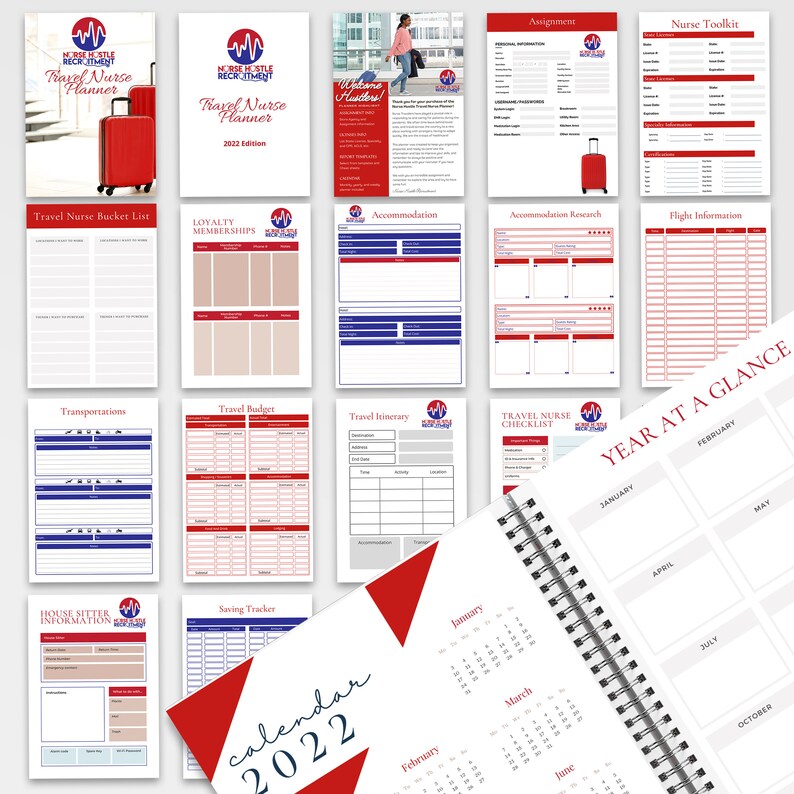 The Complete Travel Nurse Planner Etsy