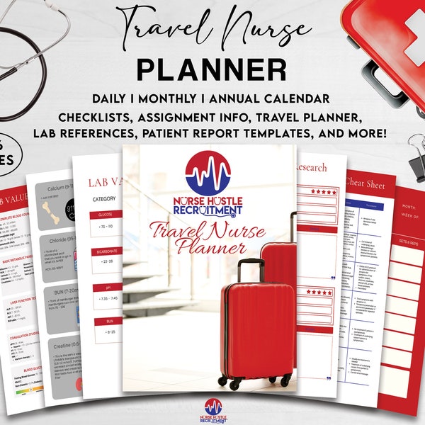 Nurse Planner Etsy