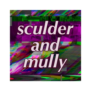 Sculder und Mully Akte X Aufkleber