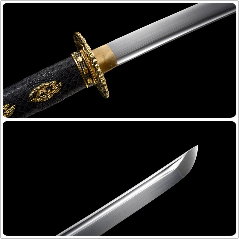 Samurai Sword Japanese Katana Real Sword Handmade High Fierce Etsy