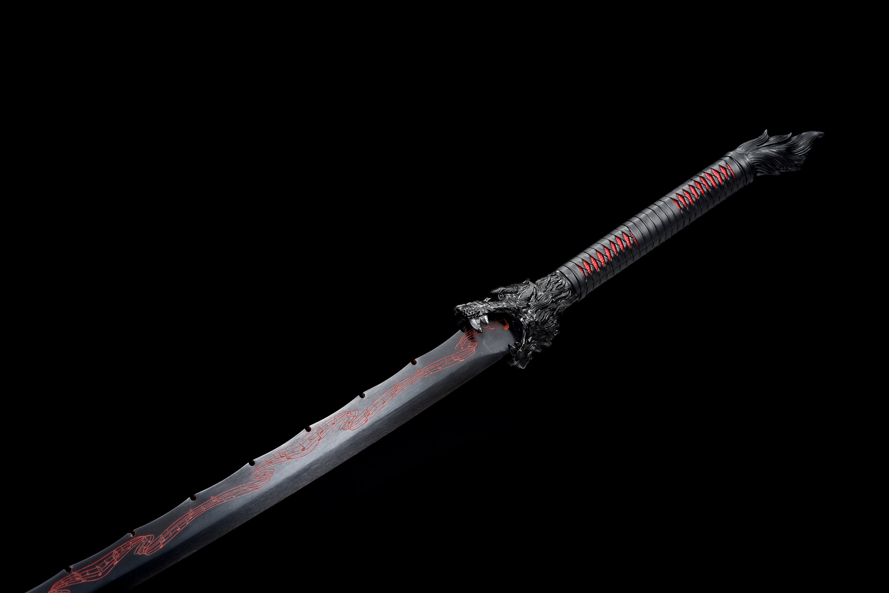 Embroidered Spring Sword,full Tang Samurai Sword Japanese Katana