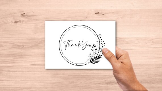 Printable Thank You Card Thank You Note Instant Download - Etsy
