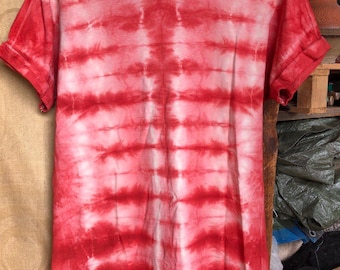 Oversized extra long men's T-shirt, size S, cotton top, techno, punk, psy, goa, tribal, tekno, rave wear