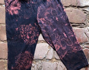 Leggings 100% cotone TAGLIA 44/46 Techno Punk Psy Goa Tribal Urban Tekno Rave Wear