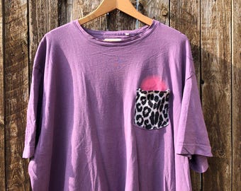 Leo Men's T-Shirt 100% Cotton Top Oversized Size XXL Techno Punk Psy Goa Tribal Tekno Rave Wear