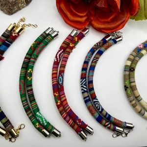 Comfortable Fabric Bracelets - Adjustable 7&quot; to 8 1/2&quot; - Multiple Color Options