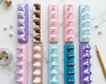Press On Nail Display Stand Set | 2 Stands & 10 Magnetic Holders | Nail Tech Accessory | Nail Photography Prop