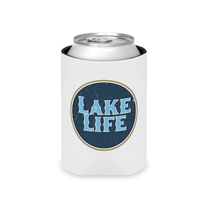 Lake Life Dosenkühler, Angeln Geschenk, Cabin Can Cooler, Bier Liebhaber, See Dose, Bier Hugger, See Reise Geschenk, Vatertag, Vater Geschenk, lustiger Spruch