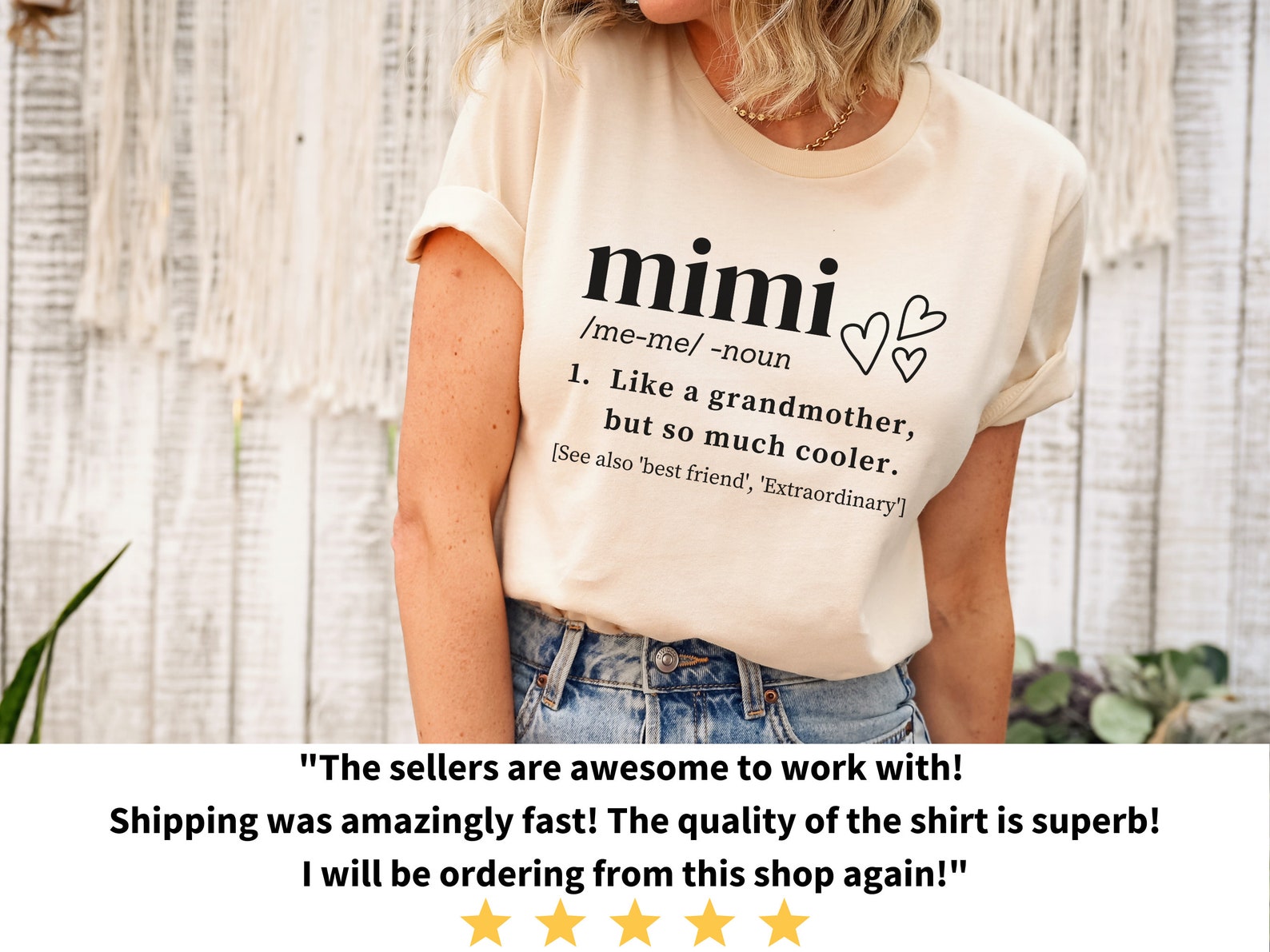 Mimi Definition Shirt for Grandma for Mother's Day Gift Etsy