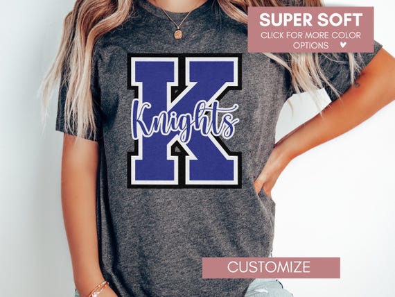 Custom Team Shirt, School Spirt Tee, Favorite Team Name, School Logo T-Shirt, Custom Mascot Shirt, Sports Team Shirt, Personalized Team Tee