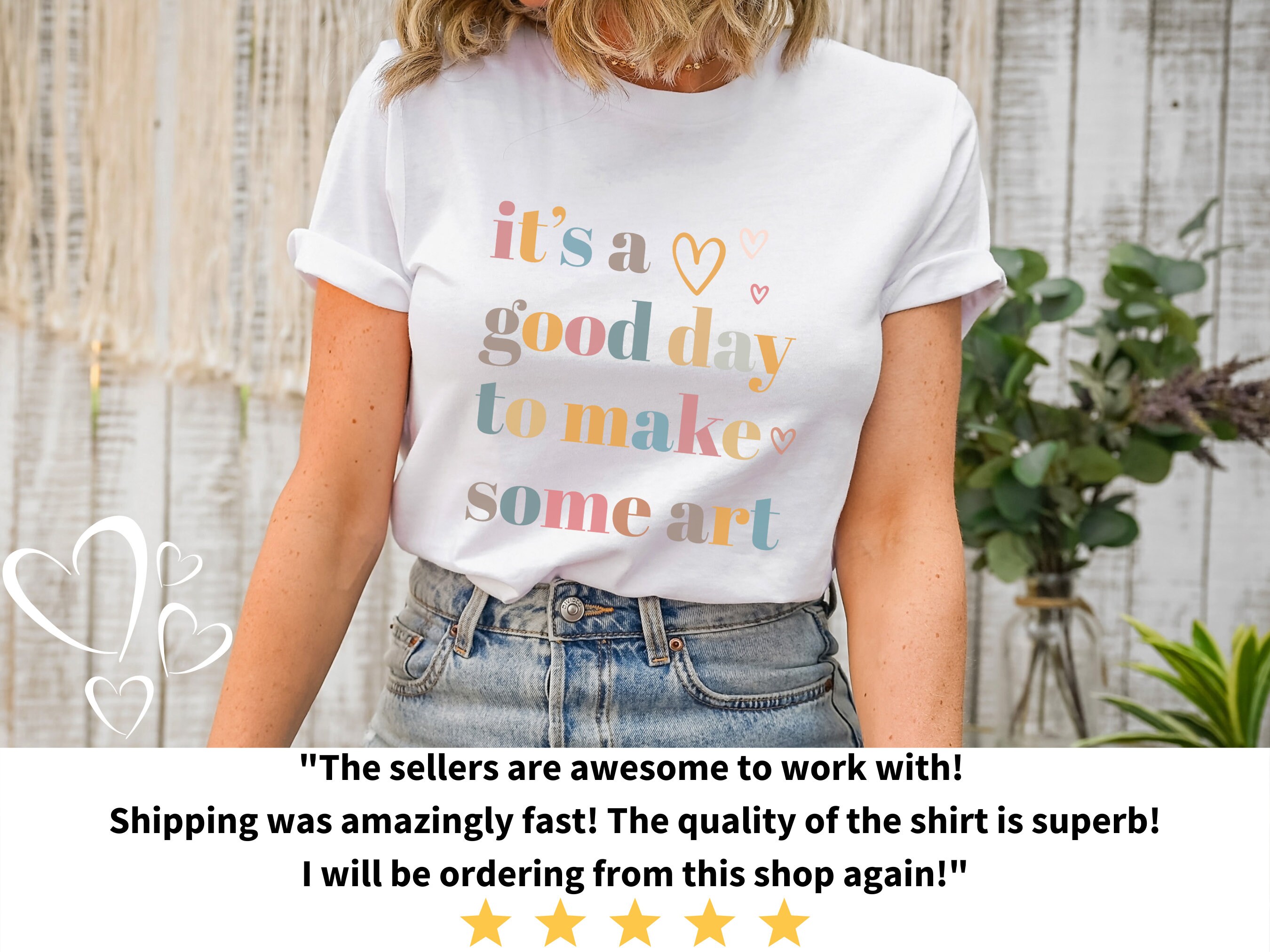 Artist Shirt for Art Teacher - It's a Good Day to Make Some Art Tshirt ...