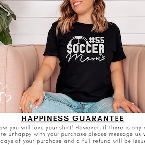 Custom Soccer Mom Shirt for Mom for Mother's Day Gift Sports Mom T Shirt Gift for Soccer Lover Personalized Soccer Mom Tee Shirt Gift image 8