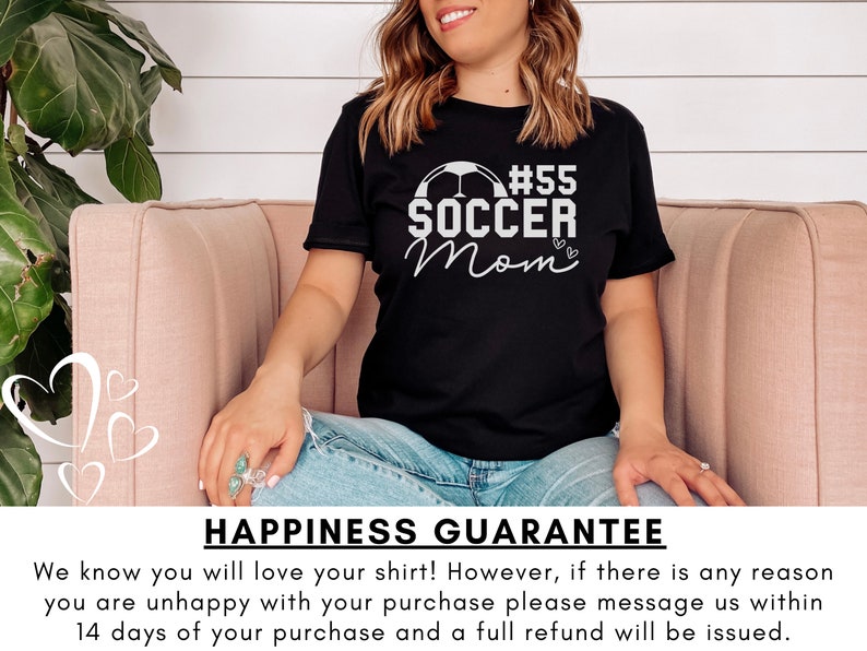 Custom Soccer Mom Shirt for Mom for Mother's Day Gift Sports Mom T Shirt Gift for Soccer Lover Personalized Soccer Mom Tee Shirt Gift image 8