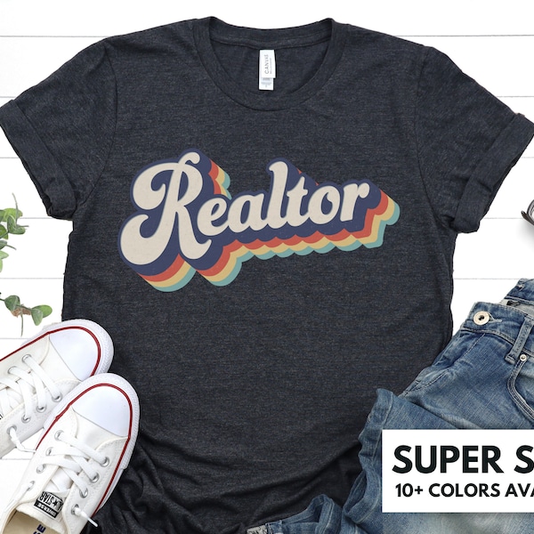 Realtor Retro Shirt for Women, Retro Real Estate Agent Tshirt Gift for New Realtor, Cute Realtor T-Shirt for Real Estate Gift , House Dealer