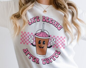 Retro sublimation designs downloads | Groovy PNG files for sublimation | Coffee PNG | Retro Coffee SVG design | Coffee sublimation print