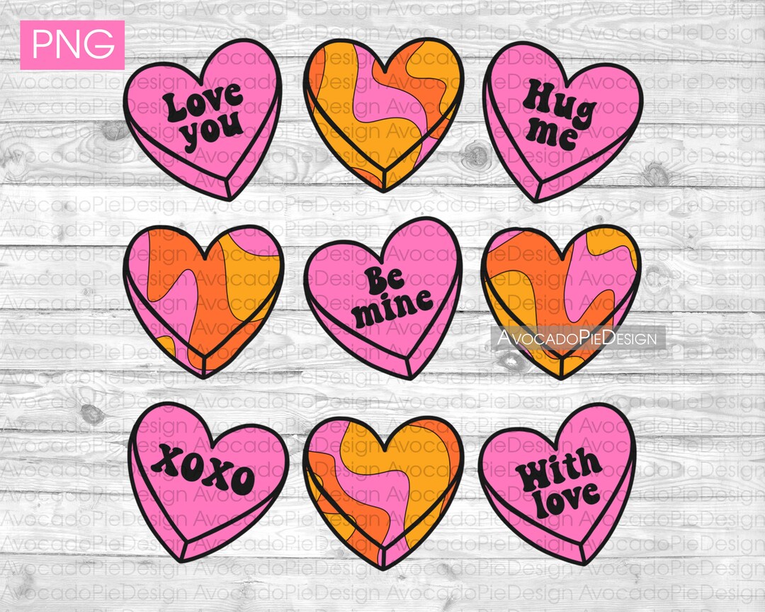 Valentines PNG File for Sublimation Design | Valentines Conversation ...