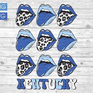 Vintage Kentucky PNG files for sublimation | Leopard KY png sublimation design | Retro Kentucky SVG | Groovy Southern png | Kentucky dtg