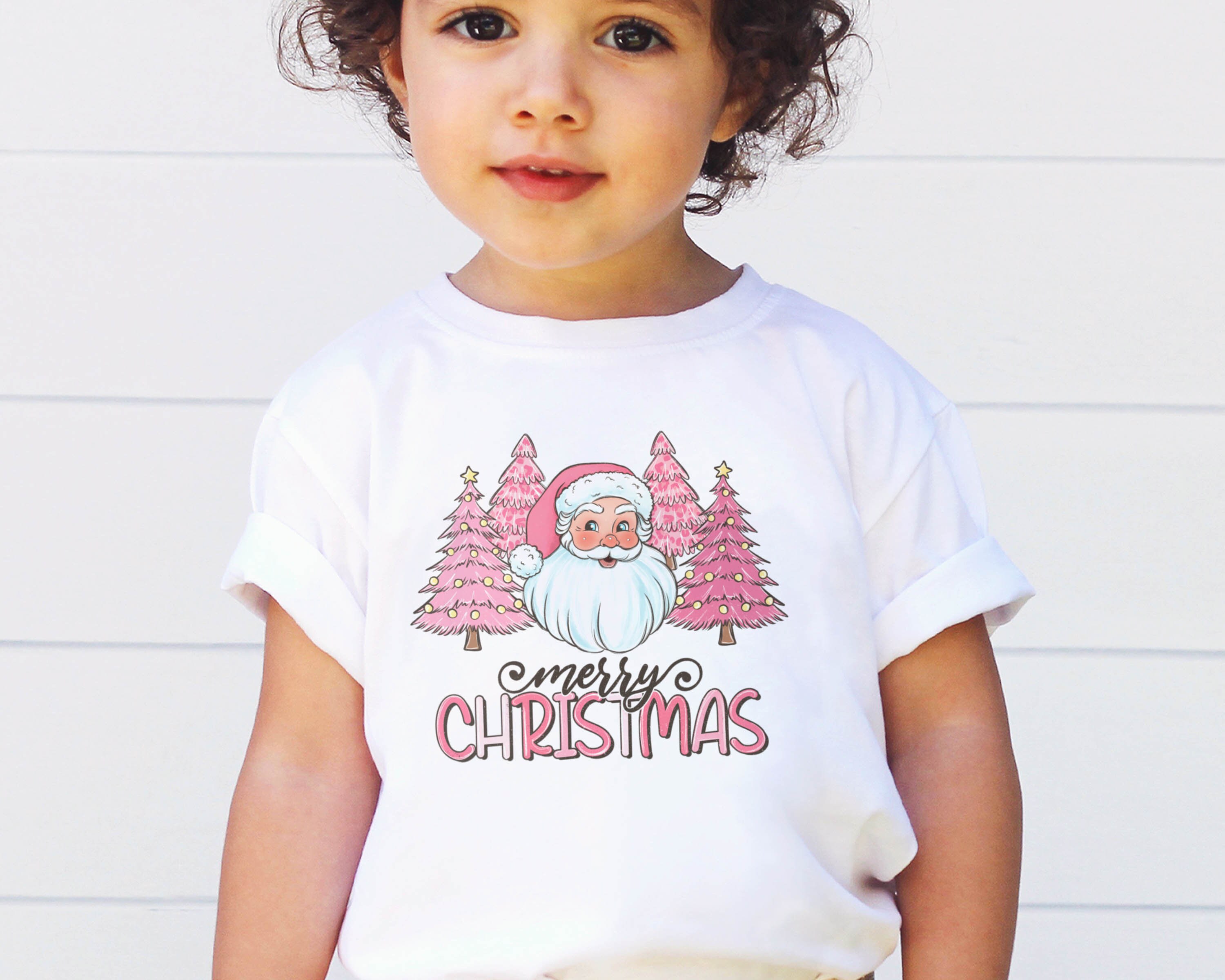 Pink Christmas Santa PNG Files for Sublimation Pink Santa - Etsy