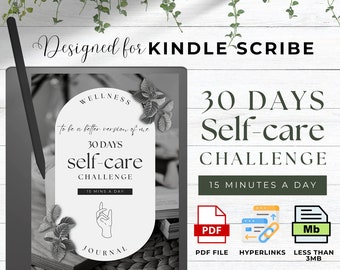 Self Care Planner Made For Kindle Scribe Templates | Kindle Scribe Planner, Kindle Template, Kindle Scribe PDF, Kindle Scribe Note