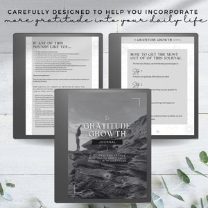 Kindle Scribe Gratitude Journal Kindle Scribe Templates Kindle Scribe Planner Kindle Template | The Gratitude Growth Journal