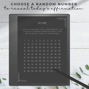 Kindle Scribe Affirmation Quotes Kindle Scribe Templates Kindle Scribe Planner Kindle Scribe PDF Kindle Scribe Digital Affirmation Cards