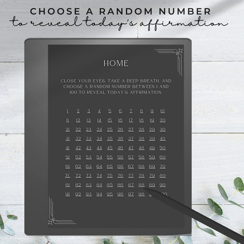 Kindle Scribe Affirmation Quotes Kindle Scribe Templates Kindle Scribe Planner Kindle Scribe PDF Kindle Scribe Digital Affirmation Cards