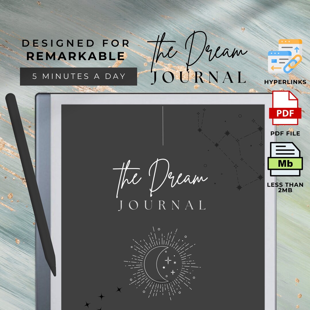 Remarkable Templates Dream Journal Remarkable Templates Remarkable 2
