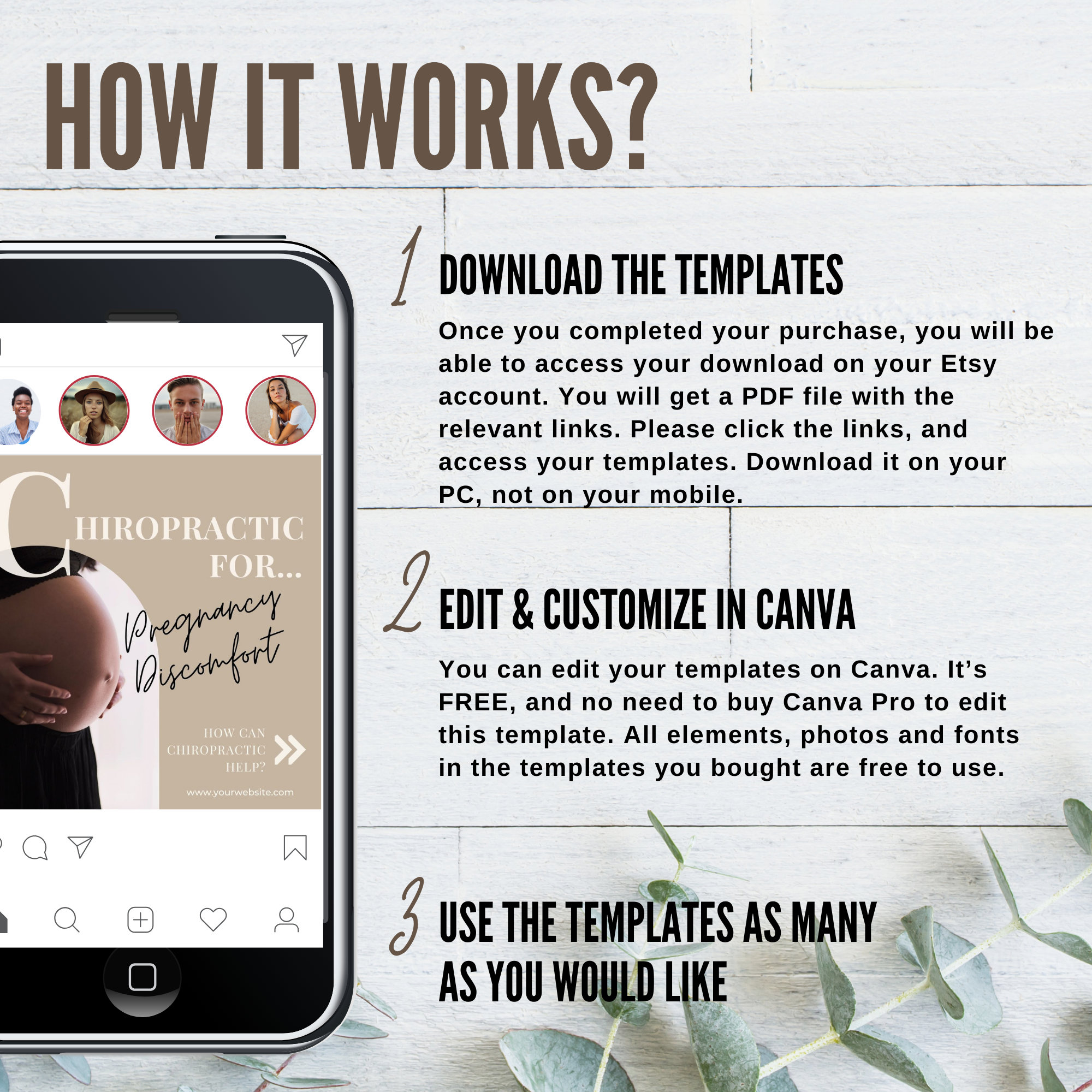 Chiropractic Social Media Templates for Chiropractors Instagram Post Ideas,  Chiropractic Social Media Content Calendar Neutral - Etsy