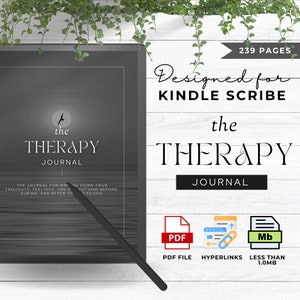 Therapy Journal Made For Kindle Scribe Templates Kindle Scribe Planner Kindle Template therapy worksheets