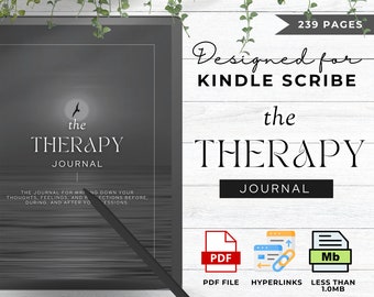 Kindle Scribe Therapy Journal Kindle Scribe Templates Kindle Scribe Planner Kindle Template therapy worksheets