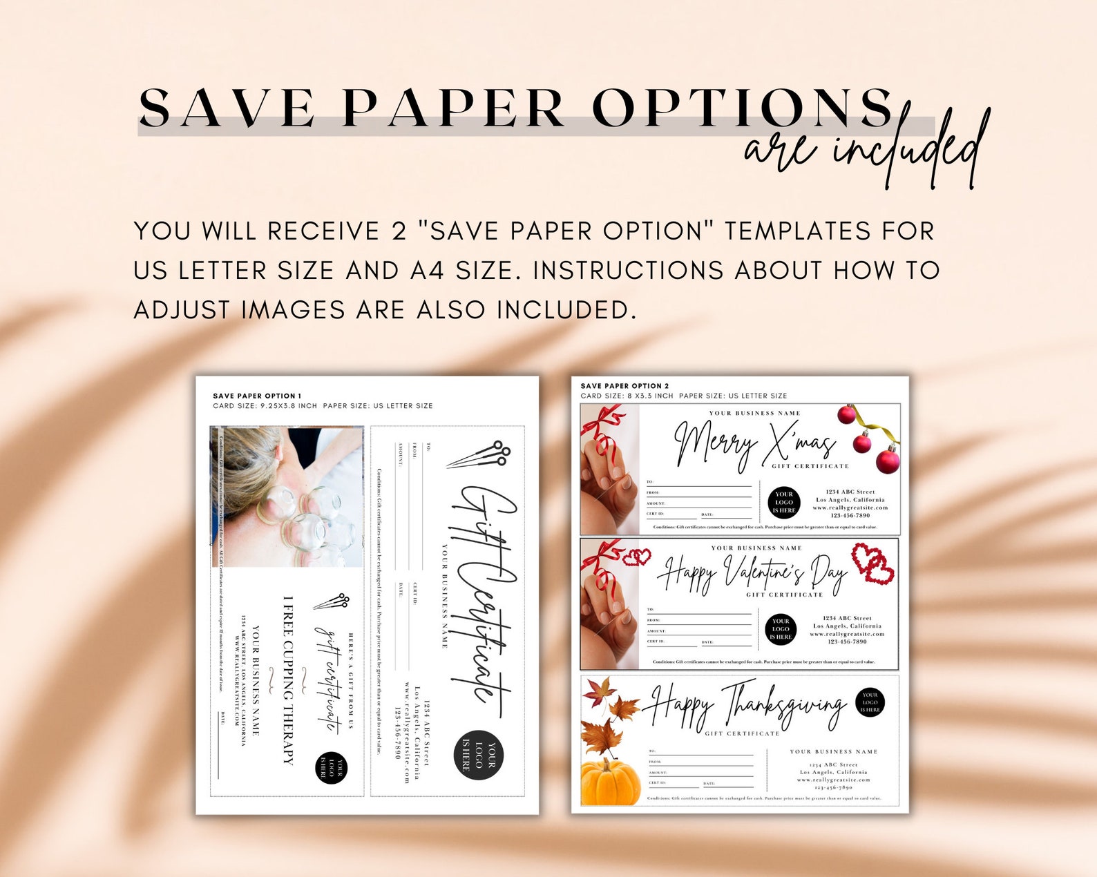 Acupuncture Gift Certificate Templates is Perfect Acupuncture Gift for