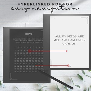 Kindle Scribe Affirmation Quotes Kindle Scribe Templates Kindle Scribe Planner Kindle Scribe PDF Kindle Scribe Digital Affirmation Cards