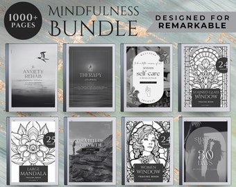 Remarkable Templates Remarkable Mindfulness Bundle Remarkable 2 Planner Remarkable Planner Bemerkenswertes Durchlaufbuch Remarkable Journal