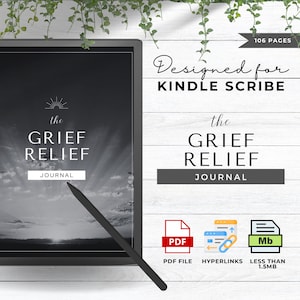 Grief Journal Made For Kindle Scribe Templates Kindle Scribe Planner Kindle Template Kindle Scribe PDF Grievance journal