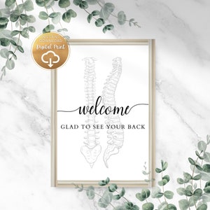 Chiropractic Spine Wall Art Perfect for Chiropractic Office Decor and Chiropractic Gifts Anatomy Gifts Physical Therapy Art Anatomy Posters