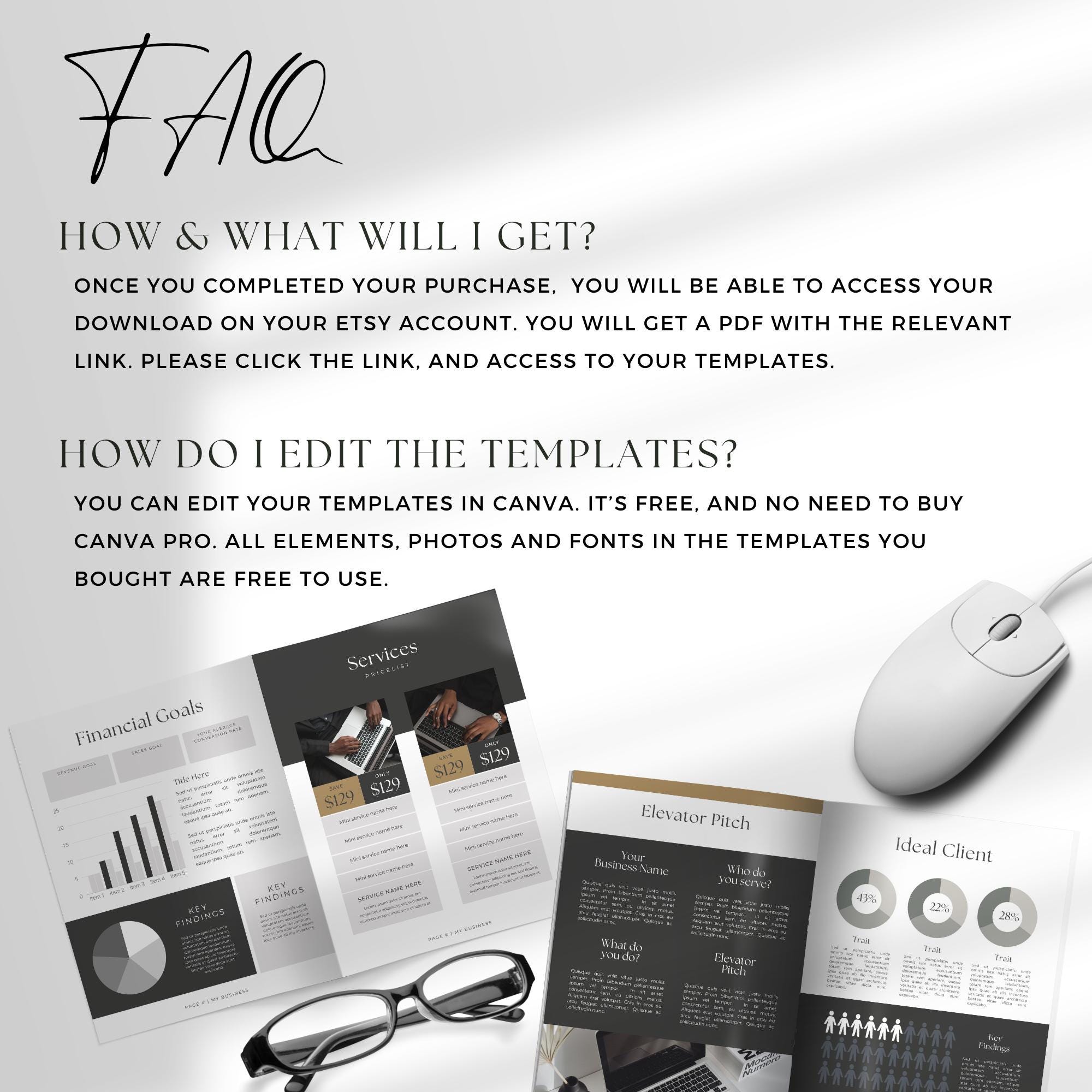Online Course Creator Template Bundle for Business Coaching Life ...
