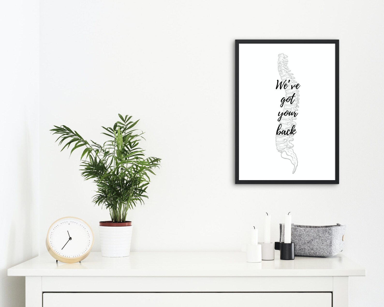 Chiropractic Wall Art, Chiropractic Poster, Download Printable Office